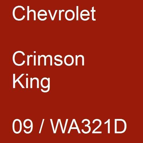 Chevrolet, Crimson King, 09 / WA321D.